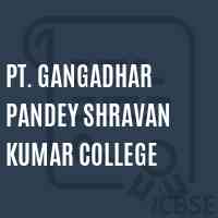 Pt. Gangadhar Pandey Shravan Kumar College Logo