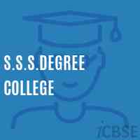S.S.S.Degree College Logo