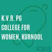 K.V.R. PG College for Women, Kurnool Logo