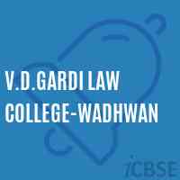 V.D.Gardi Law College-Wadhwan Logo