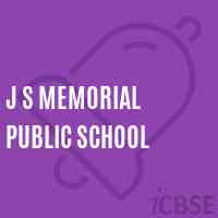 J S Memorial Public School Logo