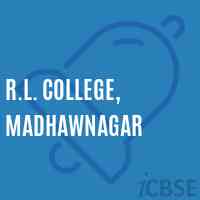 R.L. College, Madhawnagar Logo