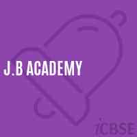 J.B Academy School Logo