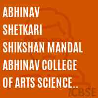 Abhinav Shetkari Shikshan Mandal Abhinav College of Arts Science andCommerce At Goddev Bhayandar East Dist Thane 401 105 Logo