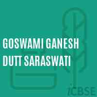 Goswami Ganesh Dutt Saraswati School Logo