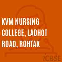 KVM Nursing College, Ladhot Road, Rohtak Logo