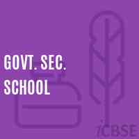 Govt. Sec. School Logo