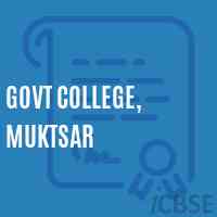 Govt College, Muktsar Logo