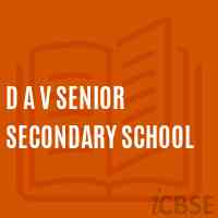 D A V Senior Secondary School Logo