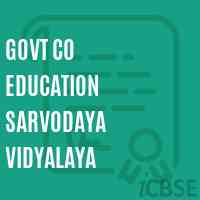 Govt Co Education Sarvodaya Vidyalaya School Logo