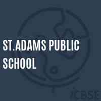 St.Adams Public School Logo