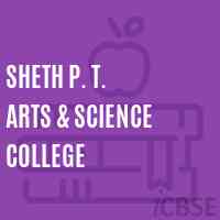 Sheth P. T. Arts & Science College Logo