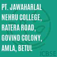Pt. Jawaharlal Nehru College, Ratera Road, Govind Colony, Amla, Betul Logo