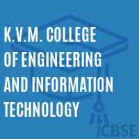 K.V.M. College of Engineering and Information Technology Logo