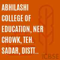 Abhilashi College of Education, Ner Chowk, Teh. Sadar, Distt Mandi Logo