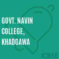 Govt. Navin College, Khadgawa Logo
