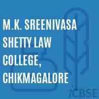 M.K. Sreenivasa Shetty Law College, Chikmagalore Logo