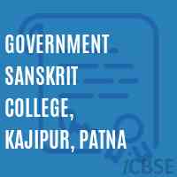Government Sanskrit College, Kajipur, Patna Logo
