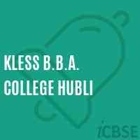 KLESs B.B.A. College Hubli Logo