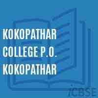 Kokopathar College P.O. Kokopathar Logo