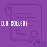 D.B. College Logo
