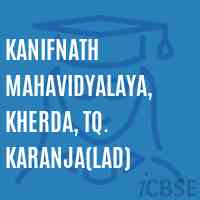 Kanifnath Mahavidyalaya, Kherda, Tq. Karanja(lad) College Logo