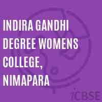 Indira Gandhi Degree Womens College, Nimapara Logo