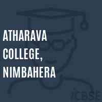Atharava College, Nimbahera Logo