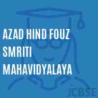 Azad Hind Fouz Smriti Mahavidyalaya College Logo