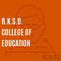R.K.S.D. College of Education Logo