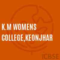 K.M Womens College,Keonjhar Logo