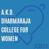 A.K.D. Dharmaraja College For Women Logo