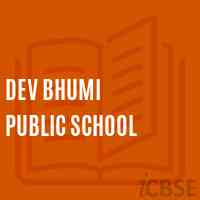 Dev Bhumi Public School Logo