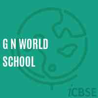 G N World School Logo