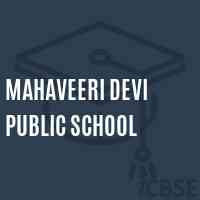 Mahaveeri Devi Public School Logo