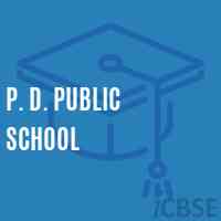 P. D. Public School Logo