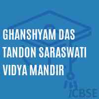 Ghanshyam Das Tandon Saraswati Vidya Mandir School Logo