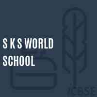 S K S World School Logo