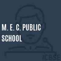 M. E. C. Public School Logo