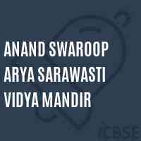 Anand Swaroop Arya Sarawasti Vidya Mandir School Logo