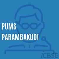 Pums Parambakudi Middle School Logo