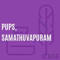 Pups, Samathuvapuram Primary School Logo