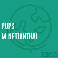Pups M.Nettanthal Primary School Logo