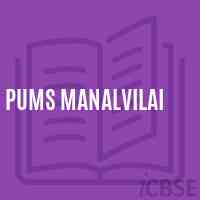 Pums Manalvilai Middle School Logo