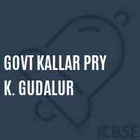 Govt Kallar Pry K. Gudalur Primary School Logo