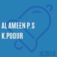 Al Ameen P.S K.Pudur Primary School Logo