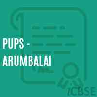 Pups - Arumbalai Primary School Logo