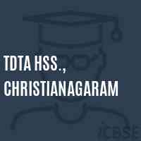 Tdta Hss., Christianagaram High School Logo