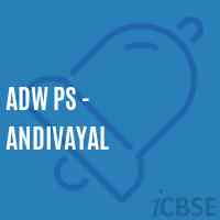 Adw Ps - andivayal Primary School Logo