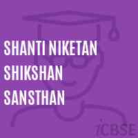 Shanti Niketan Shikshan Sansthan School Logo